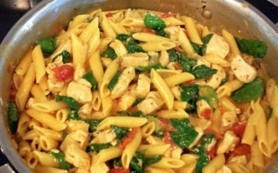 Chicken-Spinach Pasta