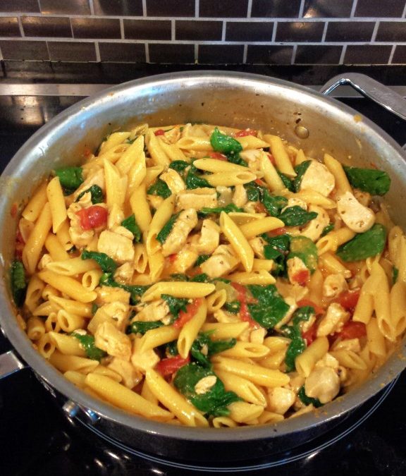 Chicken-Spinach Pasta